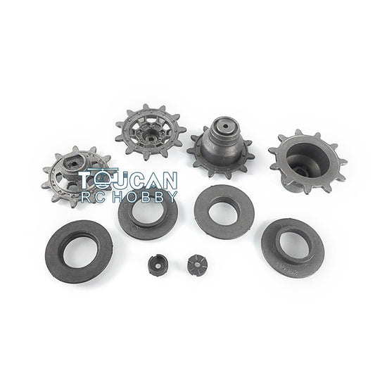 Metal Sprockets Driving Wheels for Henglong 1/16 German Leopard2A6 RC Tank 3889 Radio Controlled Armored Cars DIY Accessories