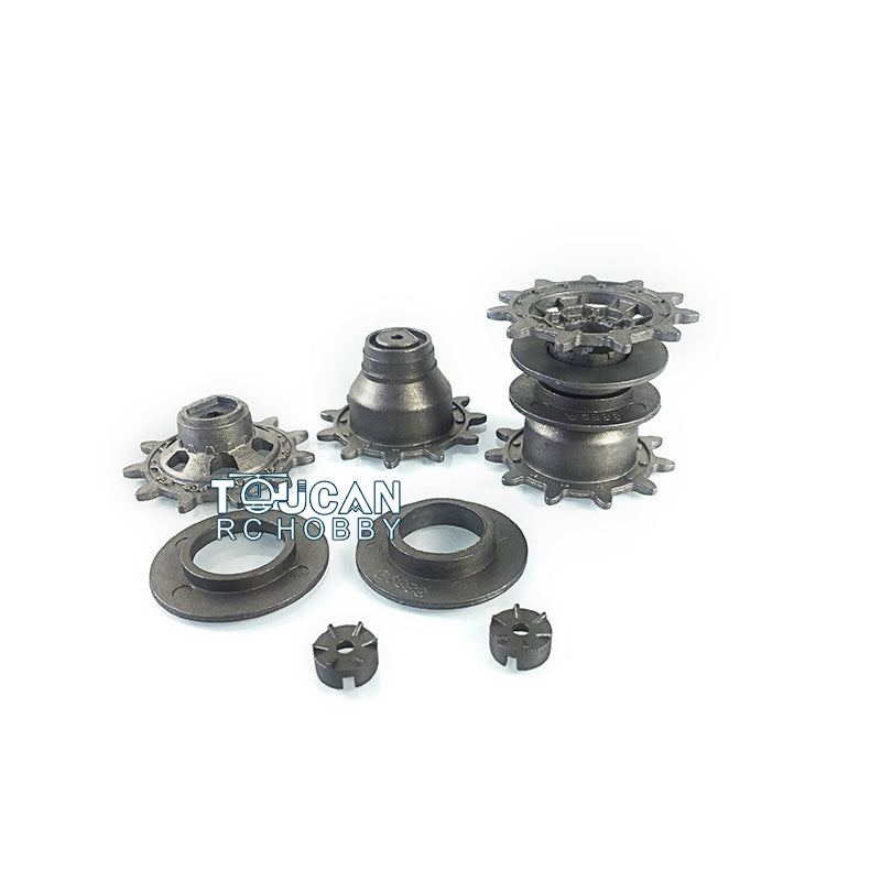 Metal Sprockets Driving Wheels for Henglong 1/16 German Leopard2A6 RC Tank 3889 Radio Controlled Armored Cars DIY Accessories