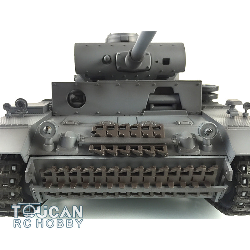 Henglong 1/16 RTR RC Tank 3848 TK7.0 Customized Panzer III L 360 Degrees Rotating Turret FPV Metal Tracks Road Wheels Smoking Gearbox