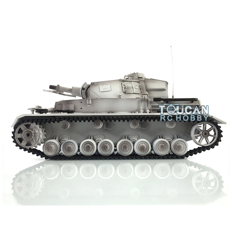 Henglong 1/16 TK7.0 RC Tank 3858 Panzer IV F Radio Control Upgraded Tank W/ 360 Degrees Rotating Turret Metal Tracks Idler Sprocket