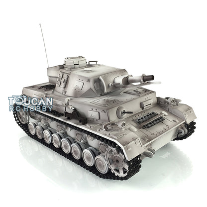 Henglong 1/16 TK7.0 RC Tank 3858 Panzer IV F Radio Control Upgraded Tank W/ 360 Degrees Rotating Turret Metal Tracks Idler Sprocket