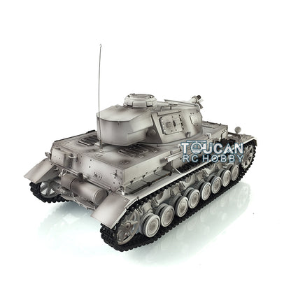 Henglong 1/16 TK7.0 RC Tank 3858 Panzer IV F Radio Control Upgraded Tank W/ 360 Degrees Rotating Turret Metal Tracks Idler Sprocket