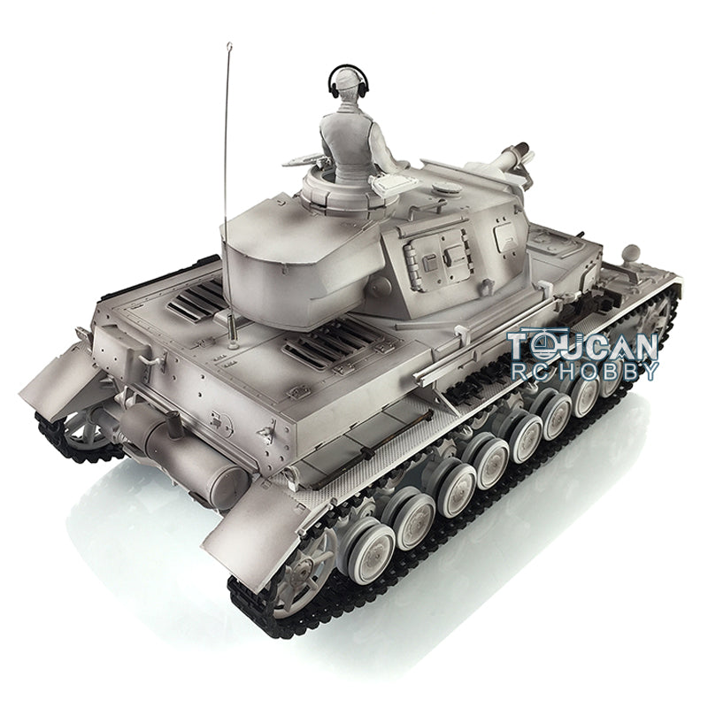 Henglong 1/16 TK7.0 RC Tank 3858 Panzer IV F Radio Control Upgraded Tank W/ 360 Degrees Rotating Turret Metal Tracks Idler Sprocket