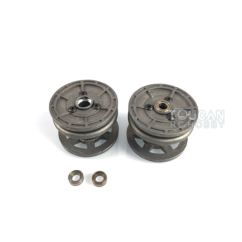 Henglong Metal Idlers Spare Part for 1/16 Scale German King Tiger RC Tank 3888 3888A Remote Controlled Panzer DIY Accessories