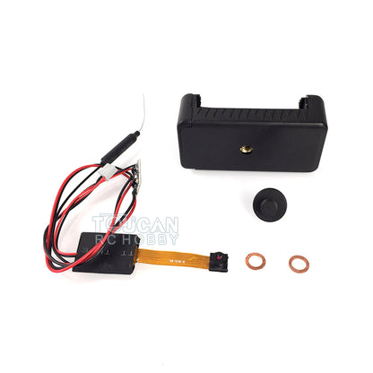 Henglong 1/16 Scale RC Tank Model Upgraded Parts FPV System 200W with Phone Rack Mobile Phone Holder Mount DIY WIFI Model