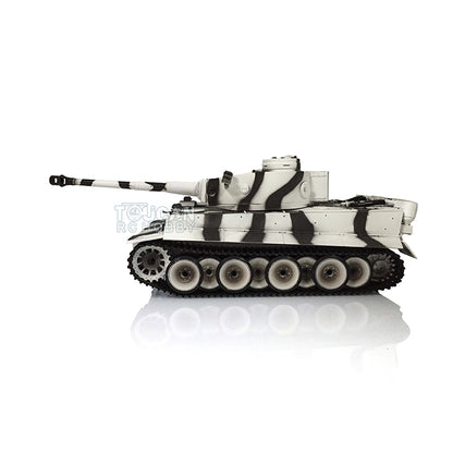 Henglong 1/16  TK7.0 Version Plastic German Tiger I RC Tank 3818Remote Control Tank Sound Effect Smoking Gearbox w/o Recoil Barrel