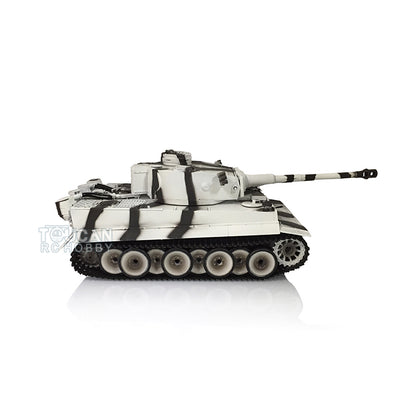 Henglong 1/16  TK7.0 Version Plastic German Tiger I RC Tank 3818Remote Control Tank Sound Effect Smoking Gearbox w/o Recoil Barrel