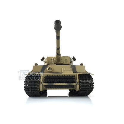 Henglong 1/16  TK7.0 Version Plastic German Tiger I RC Tank 3818Remote Control Tank Sound Effect Smoking Gearbox w/o Recoil Barrel