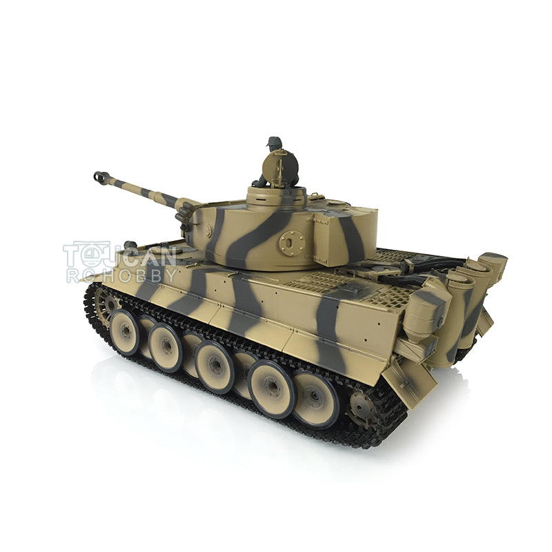 Henglong 1/16 Upgraded German Tank 3818 Radio Control Tiger I RC Tank TK7.0 W/ 360 Degrees Rotating Turret Metal Idler Sprocket