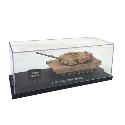 US Warehouse Henglong 1/72 Plastic U.S. Abrams M1A2 Tank 3918 Static Model Armored Vehicles Without Radio Control System