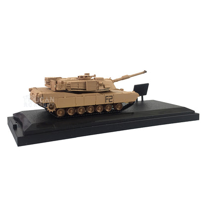 Henglong 1/72 Scale Plastic U.S. Abrams M1A2 Tank 3918 Static Model Without RC System Ornament Collection Model for Display