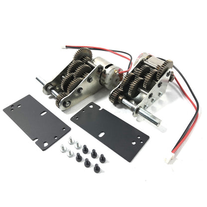 MATO MT230 5:1 Steel Gearbox Motor A Pair for 1/16 Henglong German Stug III RC Tank 3868 Model Upgraded Accessory DIY Part