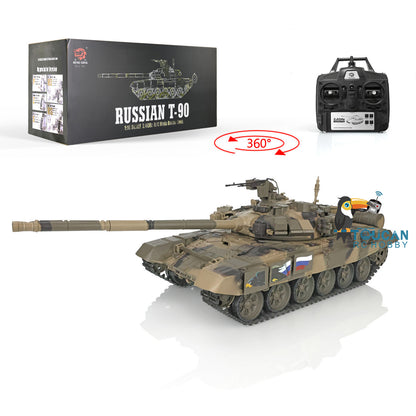 Henglong 2.4Ghz 1/16 7.0 Plastic Russian T90 RTR RC Tank 3938 W/ 360 Degrees Turret Radio System BB Shooting Unit IR Battle