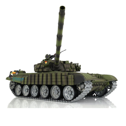 Heng Long Russia T72 RC Tank 3939 360 Turret 1:16 TK7.0 Metal Tracks Linkages Red Eyes Smoke Unit Infrared Combating System