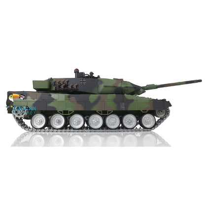 Heng Long Remote Control Tank Model 1/16 TK7.0 Leopard2A6 3889 Metal Track W/ Linkages Driving Gearbox 360 Rotating Turret