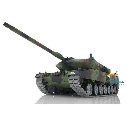 Heng Long Remote Control Tank Model 1/16 TK7.0 Leopard2A6 3889 Metal Track W/ Linkages Driving Gearbox 360 Rotating Turret