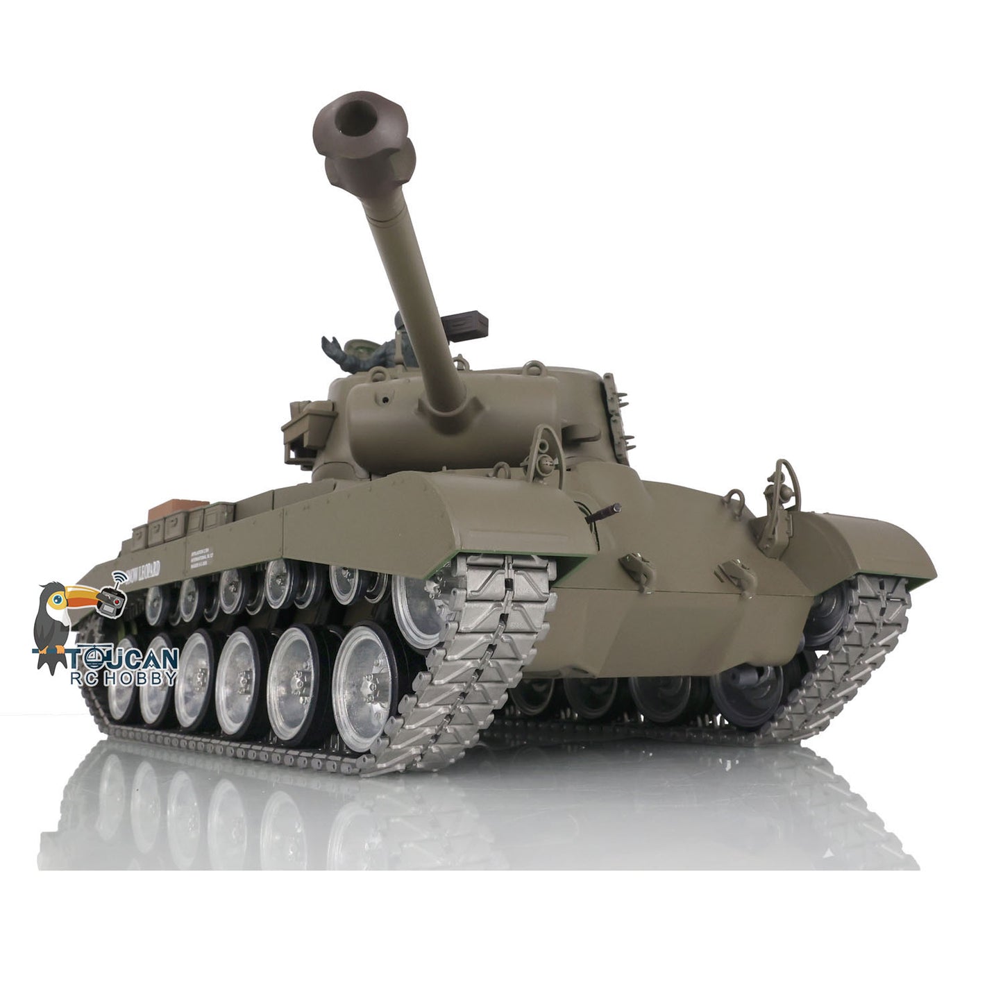 IN STOCK Henglong 1/16 TK7.0 M26 RTR RC Tank 3838 w/ Metal Tracks w/ Double Rubber Pad 360 Degrees Rotating Turret Metal Sprocket Road Wheels