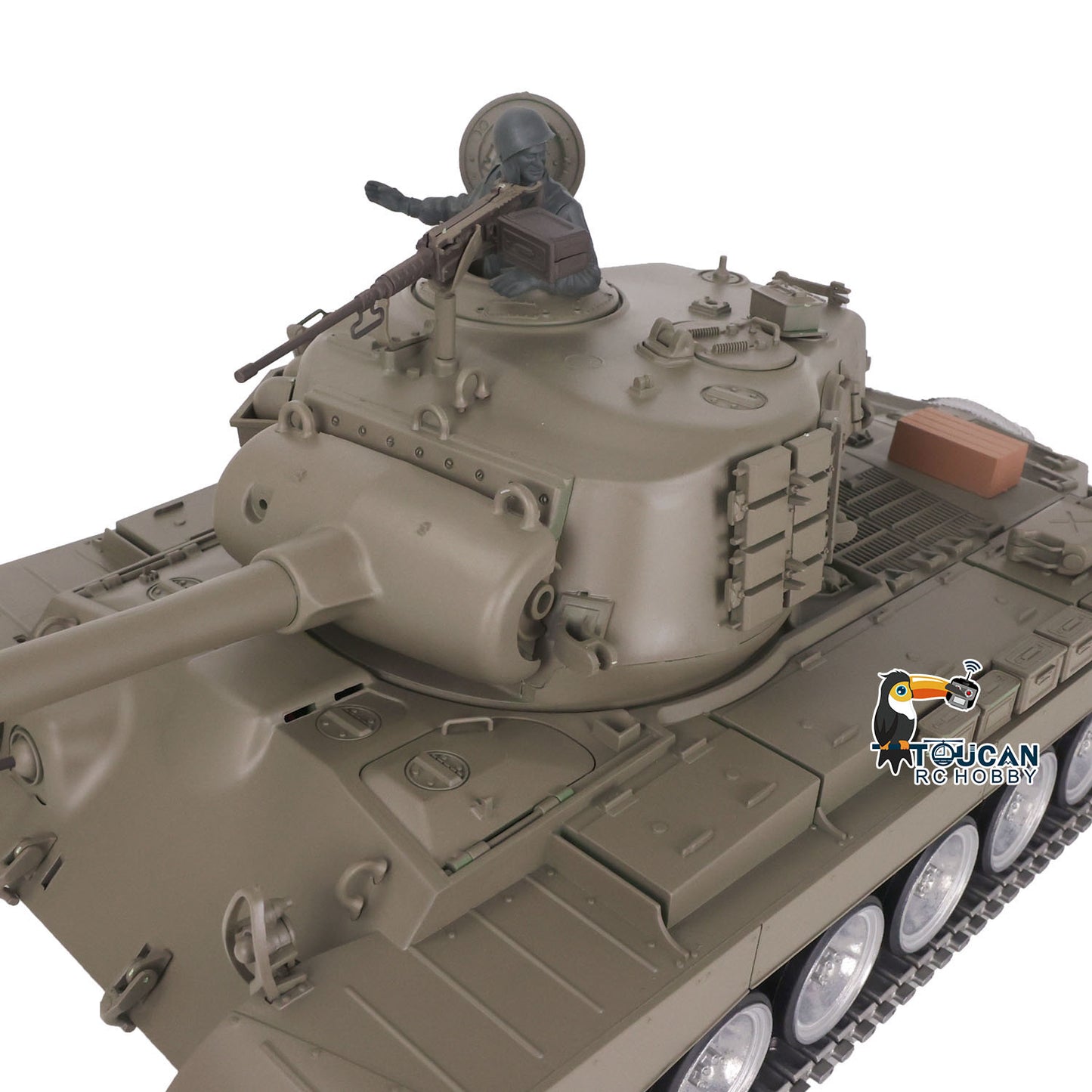 IN STOCK Henglong 1/16 TK7.0 M26 RTR RC Tank 3838 w/ Metal Tracks w/ Double Rubber Pad 360 Degrees Rotating Turret Metal Sprocket Road Wheels