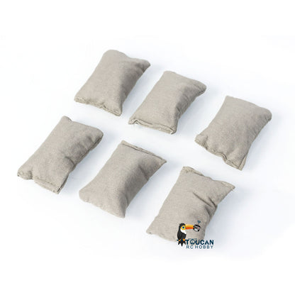 Sandbag Earthbags Model for 1/16 Heng Long RC Tanks 1/14 Radio Control Car Truck DIY Military Fortification Safety Guard Scene