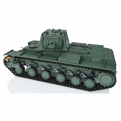 Henglong 1/16 3878 TK7.0 Soviet KV-1 Plastic Remote Control Tank w/ 360 Degrees Rotating Turret BB Shooting Engine Sound RTR Tank