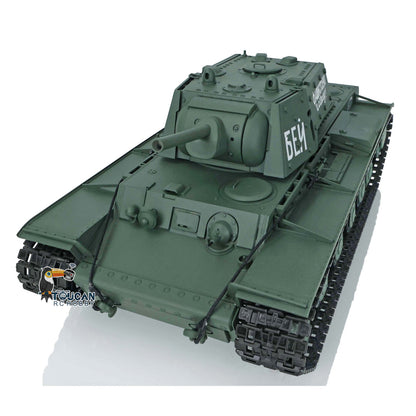 Henglong RC Tank Model 1/16 TK7.0 Plastic 3878 Soviet Union KV-1 w/ FPV 360 Degrees Rotating Turret BB Shooting Sound Effect 2.4Ghz