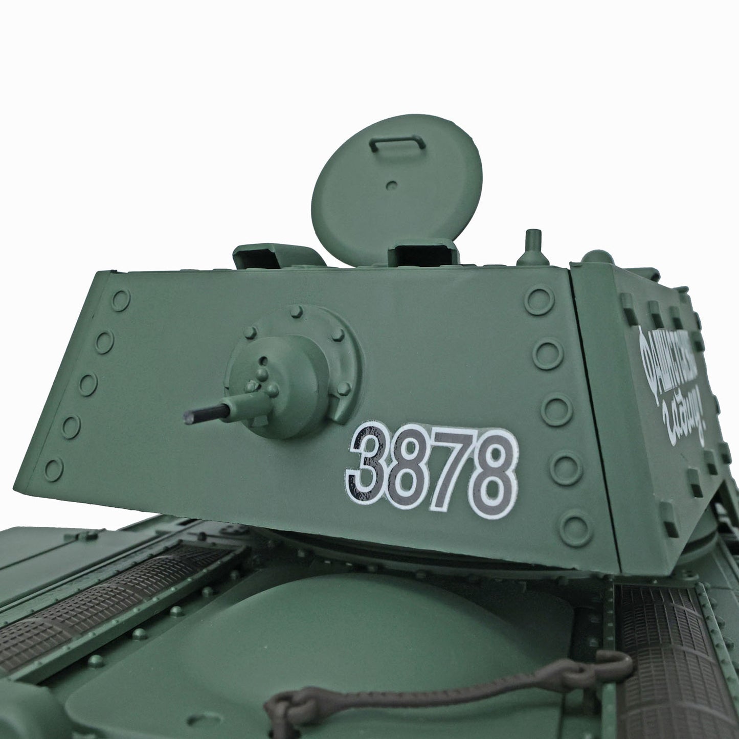US Warehouse Henglong 7.0 1/16 Customized Soviet KV-2 Gigant RTR RC Tank 3949 Barrel Recoil Metal Tracks Wheels 360 Degree grees Turret