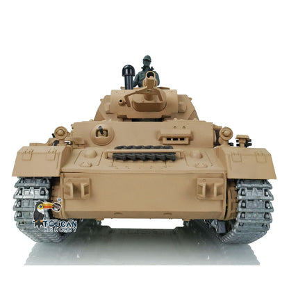 Henglong 1/16 TK7.0 RC Tank 3858 Panzer IV F Radio Control Upgraded Tank W/ 360 Degrees Rotating Turret Metal Tracks Idler Sprocket