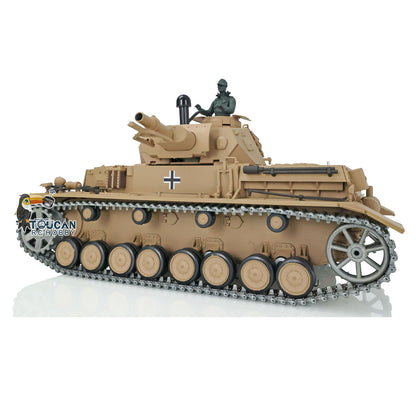 Henglong 1/16 TK7.0 RC Tank 3858 Panzer IV F Radio Control Upgraded Tank W/ 360 Degrees Rotating Turret Metal Tracks Idler Sprocket