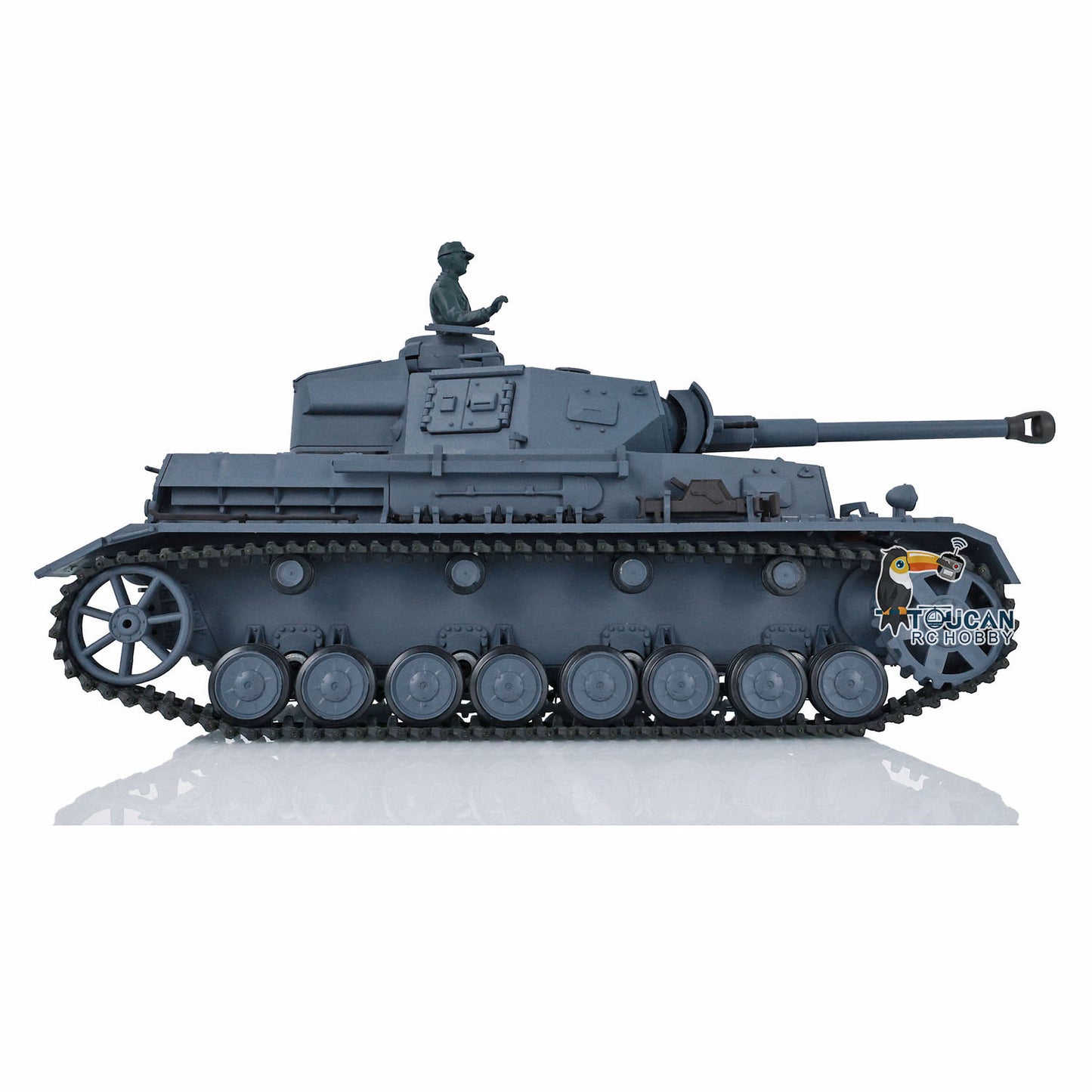 Henglong 1/16 TK7.0 Radio Control Tank Model 3859 RC Plastic German Panzer IV F2 w/ 360 Degrees Rotating Turret Infrared Battle System