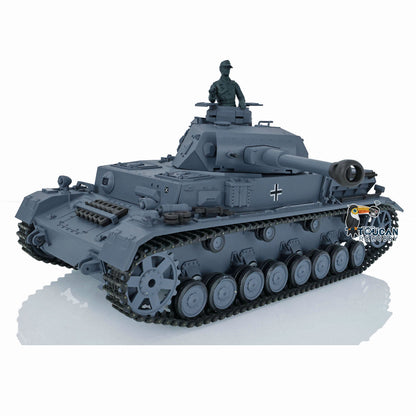 Henglong 1/16 TK7.0 Radio Control Tank Model 3859 RC Plastic German Panzer IV F2 w/ 360 Degrees Rotating Turret Infrared Battle System