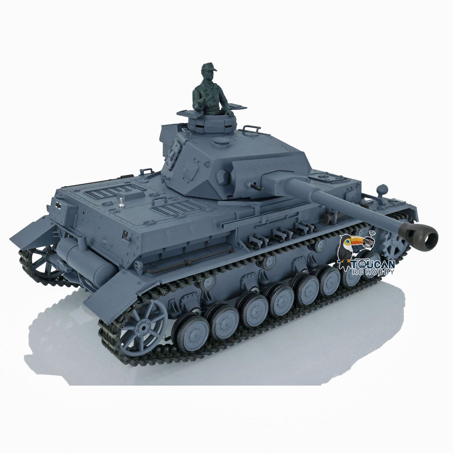 Henglong 1/16 TK7.0 Radio Control Tank Model 3859 RC Plastic German Panzer IV F2 w/ 360 Degrees Rotating Turret Infrared Battle System