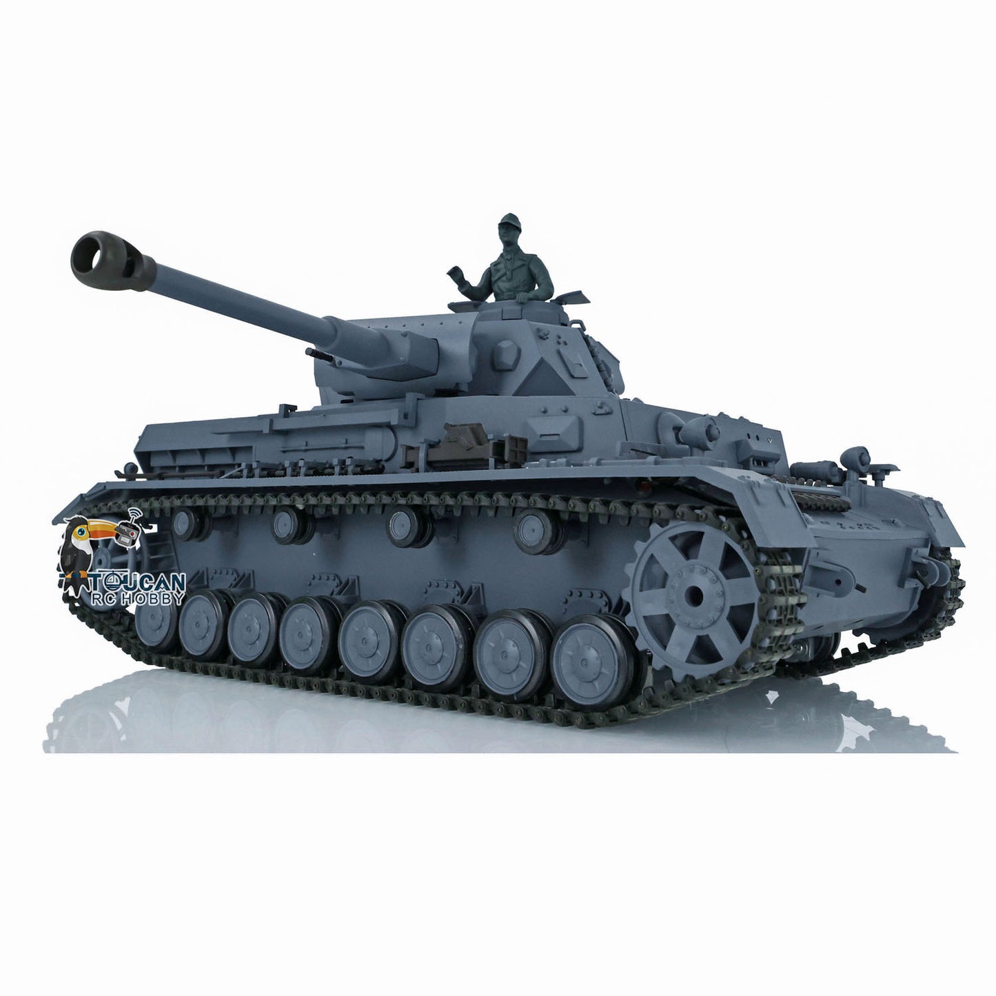 Henglong 1/16 TK7.0 Radio Control Tank Model 3859 RC Plastic German Panzer IV F2 w/ 360 Degrees Rotating Turret Infrared Battle System