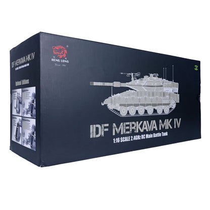 1:16 Scale 2.4Ghz Heng Long 7.0 Transmitter IDF Merkava MK IV RC Main Battle Tank 3958 Remote Control Tanks Emulated Model