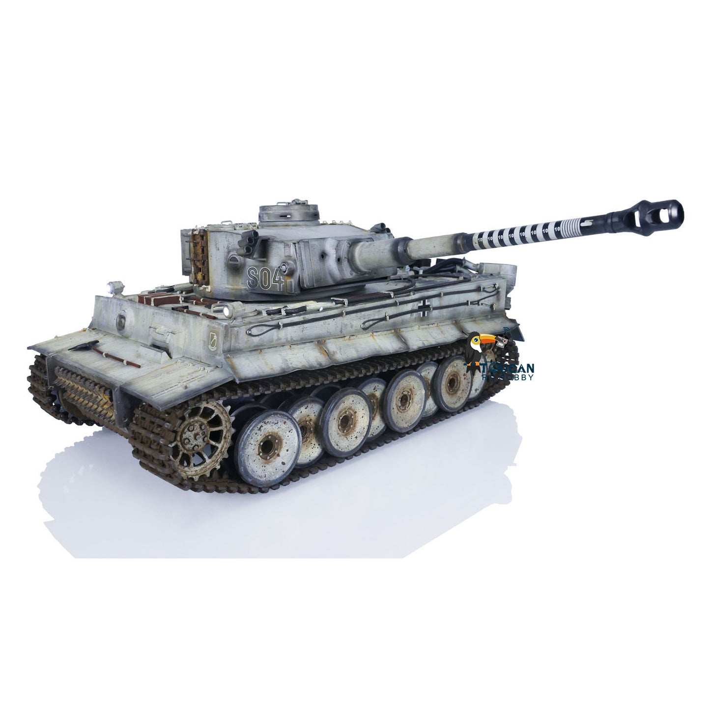 1:16 Henglong RTR RC Tank Pro 7.0 Tiger I 3818 Remote Control Military Cars FPV Hand Spray Painting Color Road Wheels 360 Turret