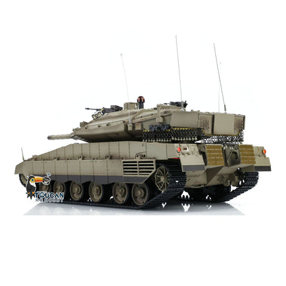 IN STOCK Henglong RC Tank TK7.0 IDF Merkava MK IV RC Main Battle Tank Infrared Combating Turret Rotation Standard Edition 3958-1