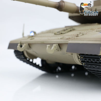 Henglong 3958 1/16 Infrared Battle RC Tanks IDF Merkava MK IV Standard Edition FPV Camera Barrel Lifting Recoil Steel Drive Gearbox