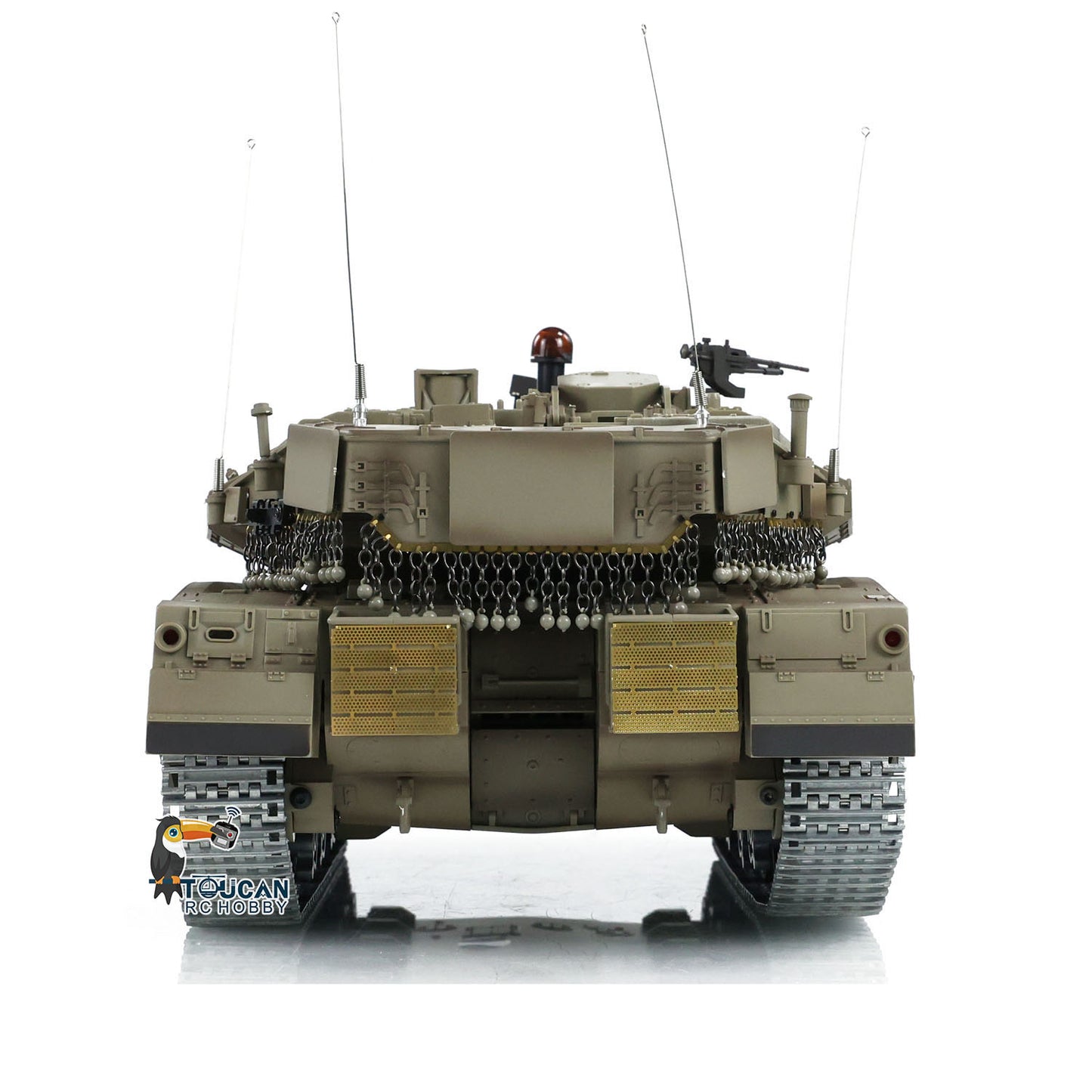 1:16 IR System RC Military Main Battle Tanks Heng Long IDF Merkava MK IV 3958 Upgraded Promotion Edition With Barrel Recoil