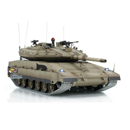 IN STOCK 1:16 IR System RC Military Main Battle Tanks Heng Long IDF Merkava MK IV 3958 Upgraded Promotion Edition With Barrel Recoil