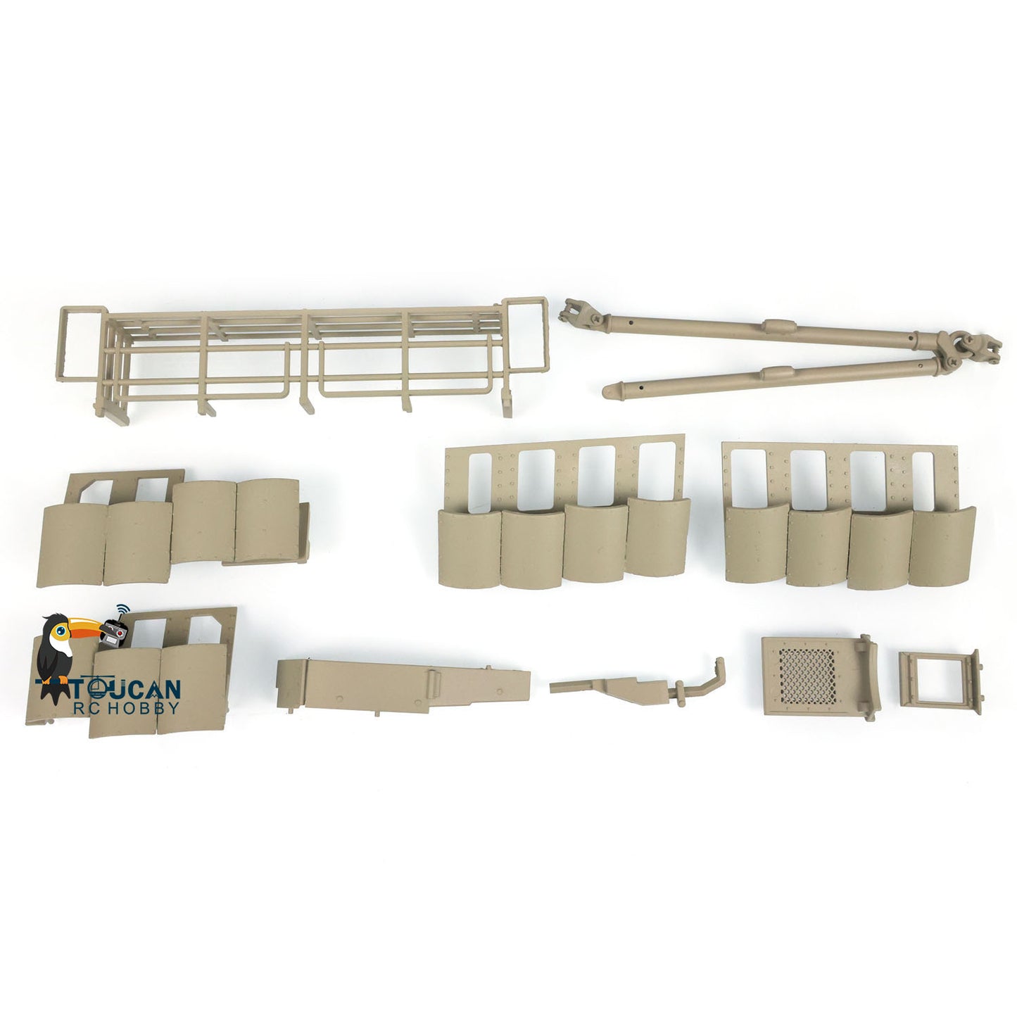 U.S.A M1A2 Abrams TUSKII Upgrade Metal Set for Tamiya Henglong Trumpeter 1/16 Scale Plastic RC Tanks to Modification DIY