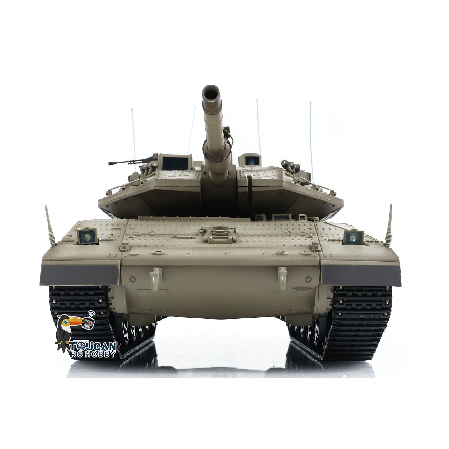 1:16 Scale 2.4GHz 7.0 3958 -1 RC Tank IDF Merkava MK IV Metal Driving Gearbox Steel Gears Military Tanks Collections Display