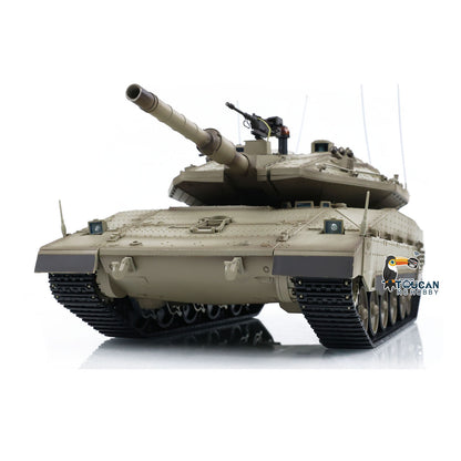 1/16 Heng Long Radio Control Tank 3958 IDF Merkava MK IV Installed Metal Driving Gearbox 360 Degree Rotary Turret Military Tanks