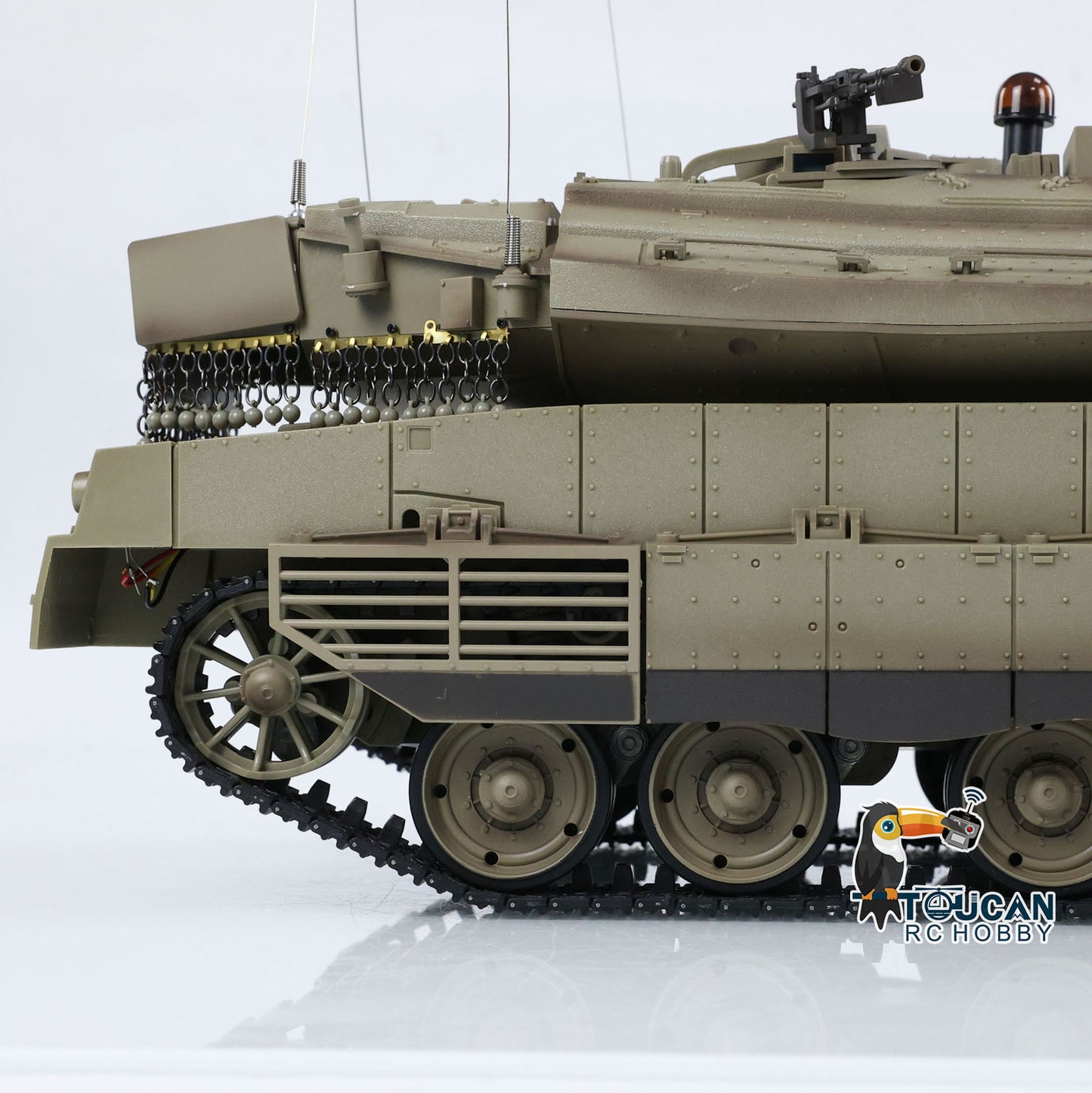 1/16 Heng Long Radio Control Tank 3958 IDF Merkava MK IV Installed Metal Driving Gearbox 360 Degree Rotary Turret Military Tanks