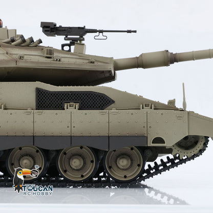 IN STOCK Henglong RC Tank TK7.0 IDF Merkava MK IV RC Main Battle Tank Infrared Combating Turret Rotation Standard Edition 3958-1