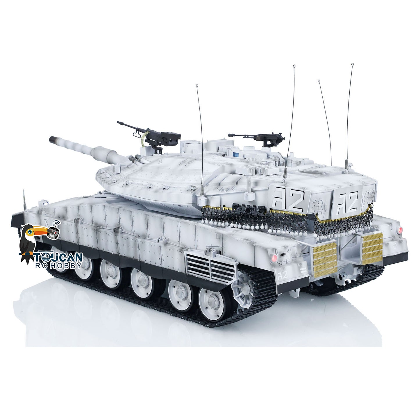 Heng Long Plastic RC Main Battle Tank 1/16 IDF Merkava MK IV 3958 Remote Control Panzer Military Vehicles BB Combating