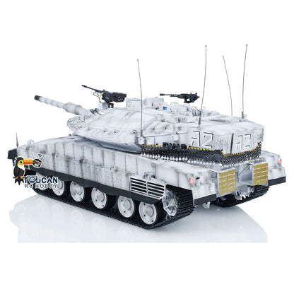 Heng Long Plastic RC Main Battle Tank 1/16 IDF Merkava MK IV 3958 Remote Control Panzer Military Vehicles BB Combating