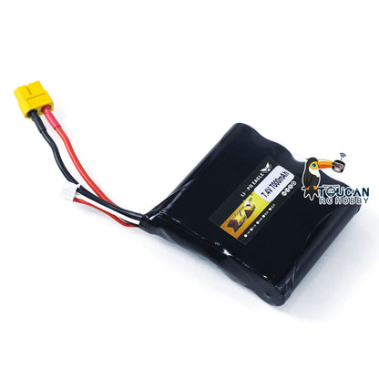 7000mAh 7.4V Lithium Polymer Battery Rechargable for Heng Long 1/16 Scale RC Tank Model USA Abrams German 3918 Tiger I 3818