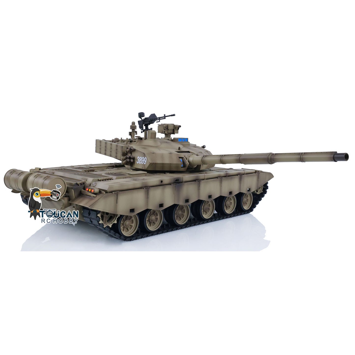 Henglong 1/16 Scale 7.0 Upgraded Chinese 99A FPV RTR RC Tank Model Radio Controlled Panzer 3899A 360 Turret DIY Military Hobby