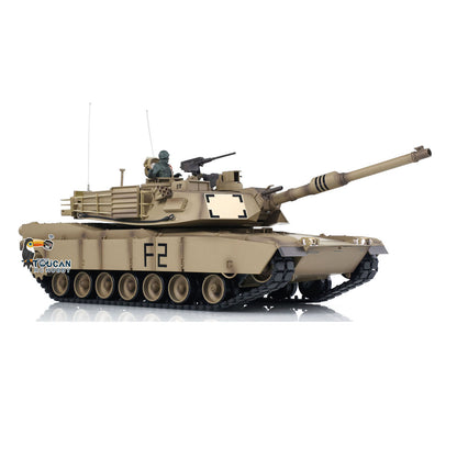 1/16 7.0 2.4Ghz Henglong Plastic M1A2 Abrams RTR RC Tank 3918 With 360 Degrees Rotation Turret Motherboard Speaker IR Airsoft