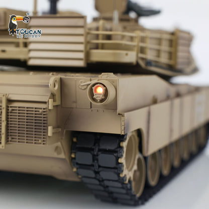 1/16 7.0 2.4Ghz Henglong Plastic M1A2 Abrams RTR RC Tank 3918 With 360 Degrees Rotation Turret Motherboard Speaker IR Airsoft