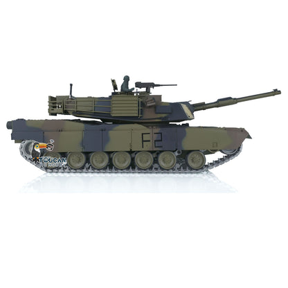 Henglong 1:16 Scale 7.0 Upgrade Edition M1A2 Abrams RTR RC Tank 3918 360 Degrees Turret Barrel Recoil Metal Tracks Idlers FPV